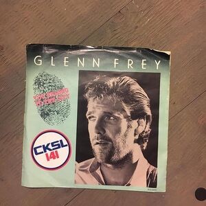 1985 Glenn Frey 45 vinyl record